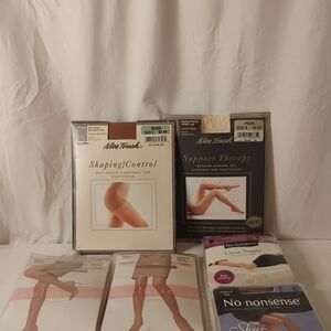 Nice Touch & No Nonsense Sheer Pantyhose Bundle